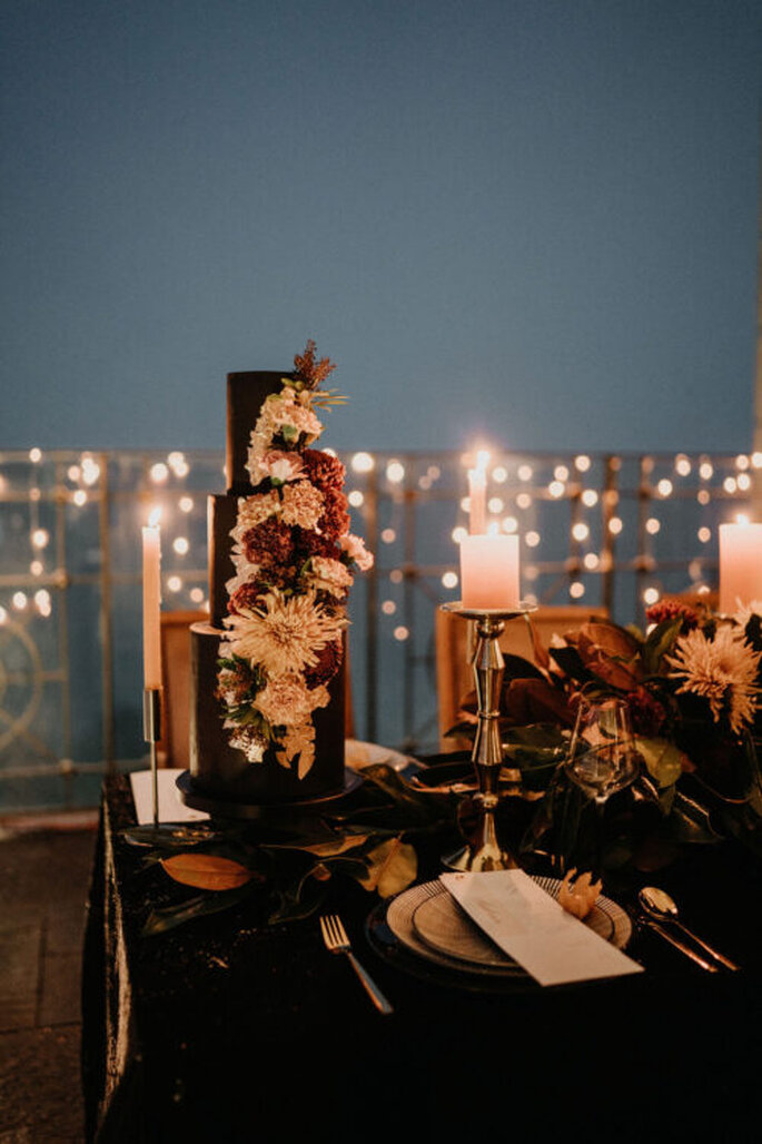 Tischdeko Hochzeit Kerzen Blumen