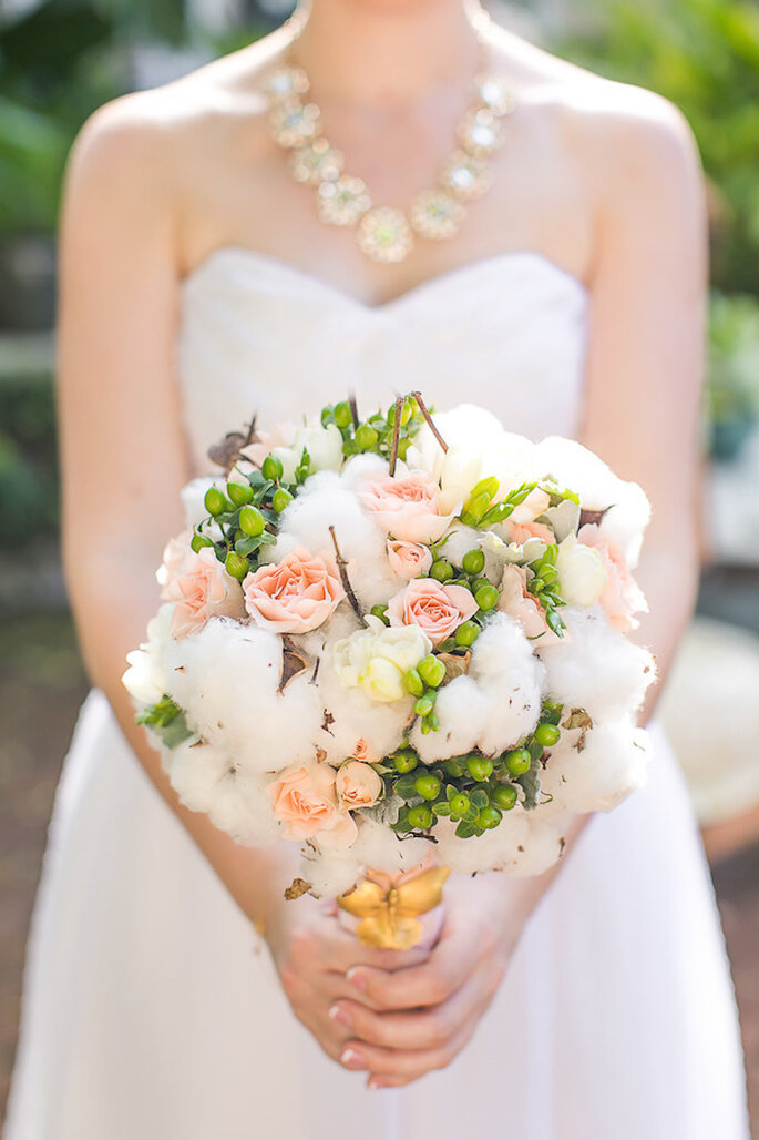 Un ramo de novia perfecto para magnificar tu estilo - Foto Claudette Montero