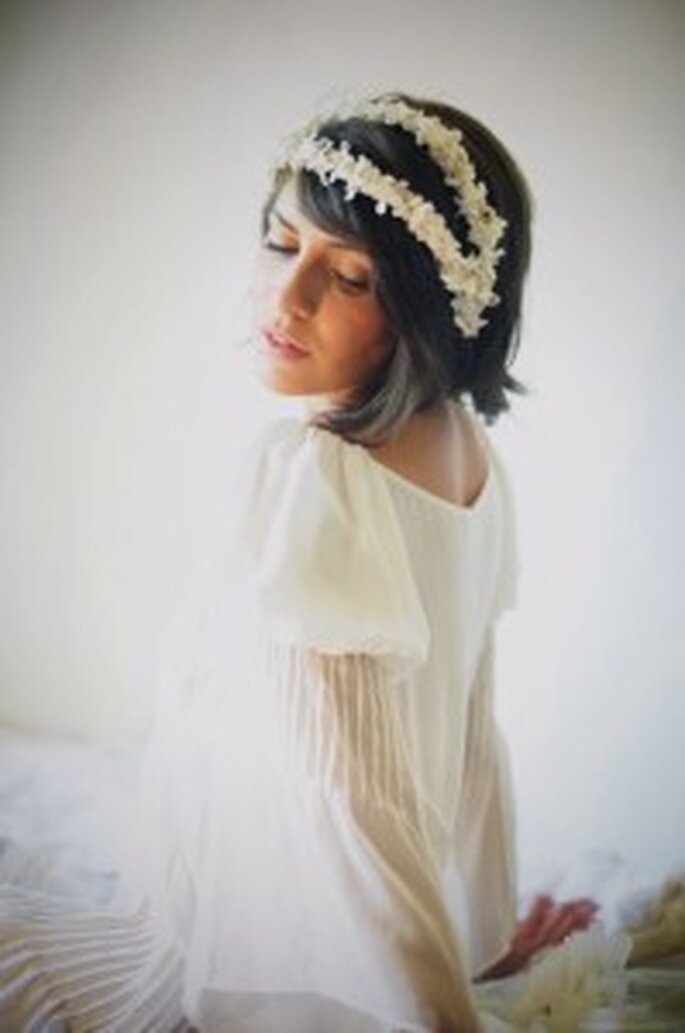 Tocados para novias Cherubina 2011: florecitas