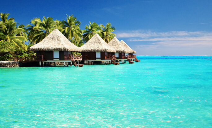 Logements sur le lagon aux Maldives pour un voyage de noces