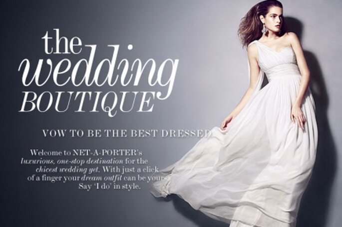 Comprar o vestido de noiva online na Net-a-Porter