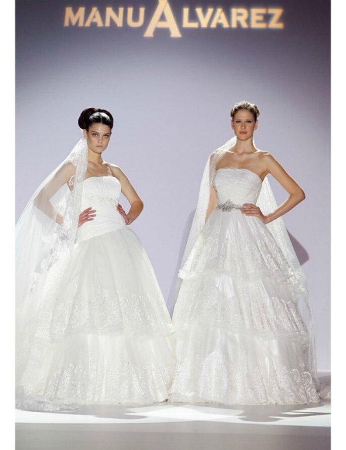 Hochzeitskleider von Manu Alvarez Kollektion 2012