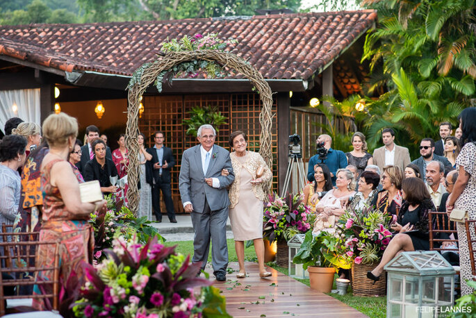 Casamento ao ar livre