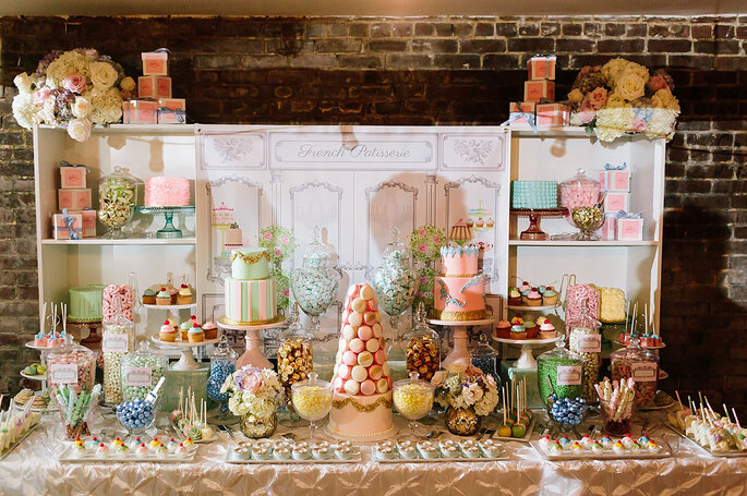 Mesas de dulces para boda