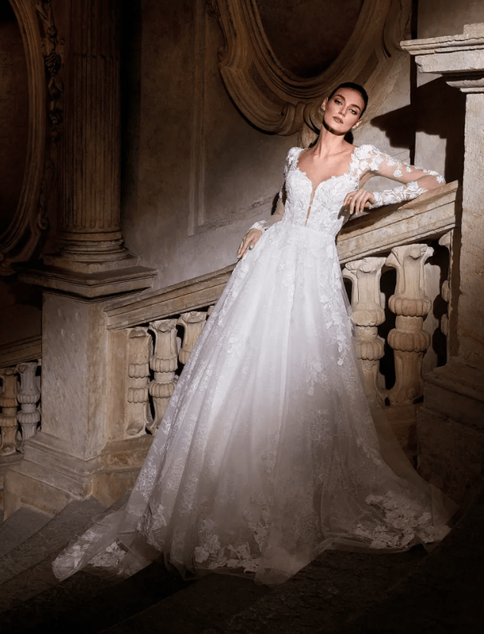 Vestidos de noiva corte princesa 2024: mais de 80 modelos idílicos para o  seu casamento!