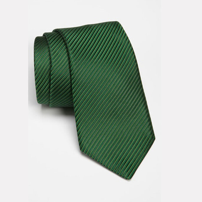 Corbata verde esmeralda para novio. Foto: ww.shopnordstrom.com