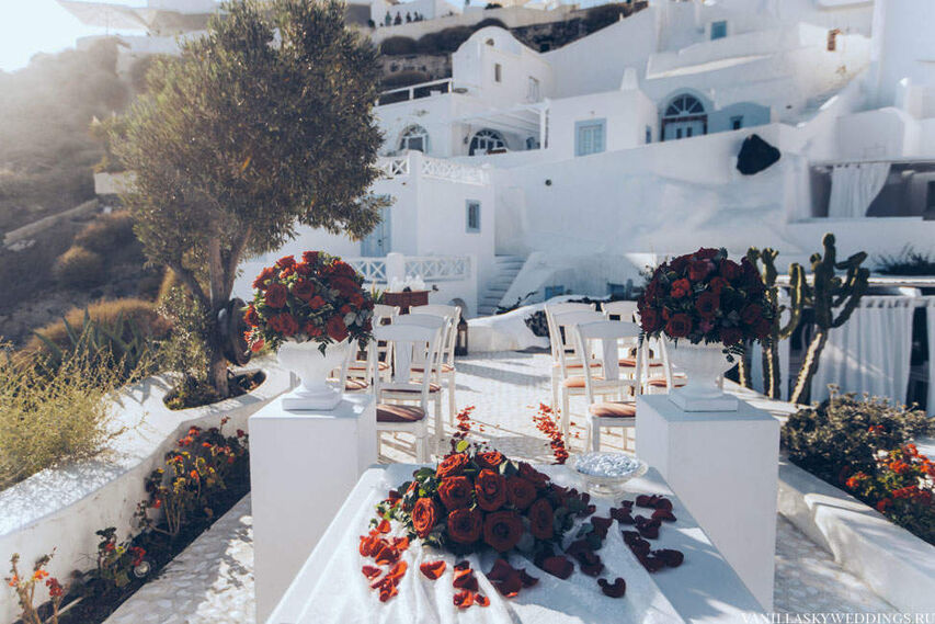 "Vanilla Sky Weddings" | Свадьбы на Санторини и в Италии