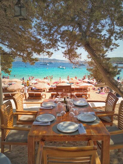 Cala Bassa Beach Club, Ibiza