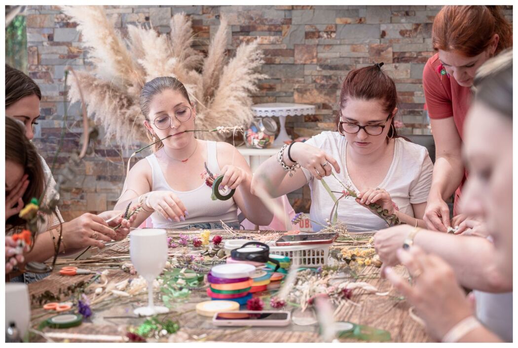 Ateliers créatifs DIY Adultes - Bougie - Fleurs séchées - Art