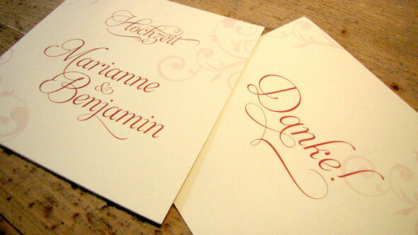 Die Drucker Hochzeitskarten
