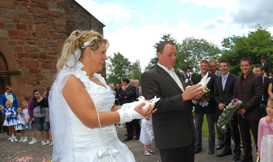 Hochzeitstauben Schleuter