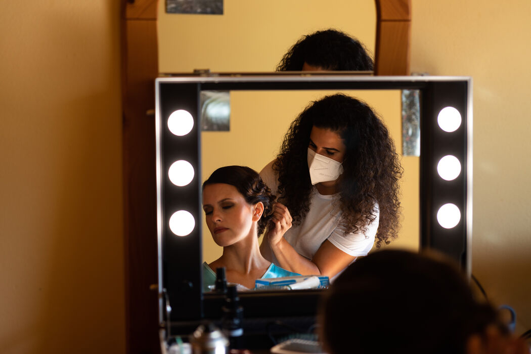 Sara De Capitani make-up & hair style