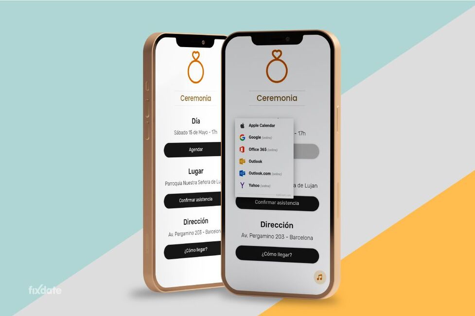 FIXDATE Invitaciones digitales Premium