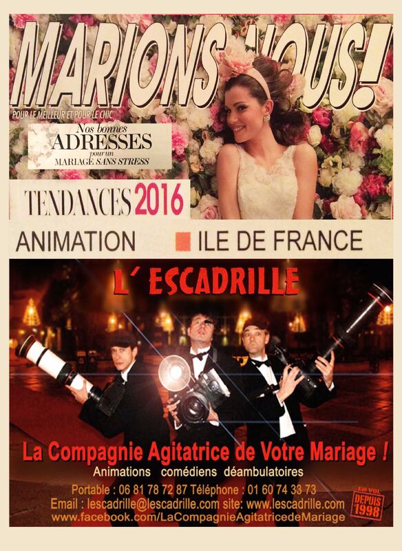 L'Escadrille - La Compagnie Agitatrice de Mariage