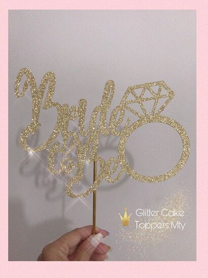 Glitter Cake Toppers Mty