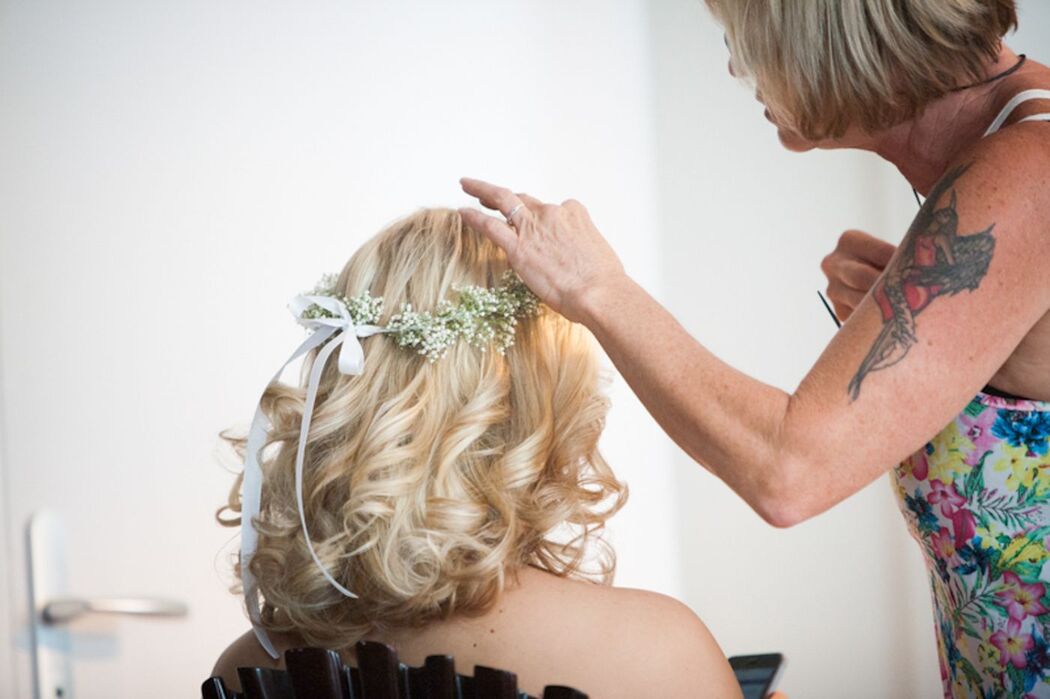 Wedding Hair in Provence