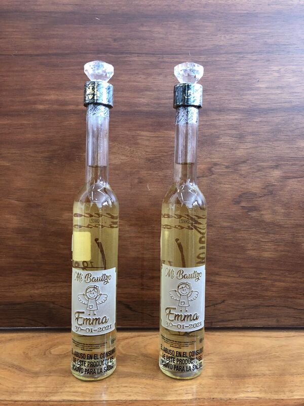 Mini Botellas de tequila personalizadas, tequila personalized