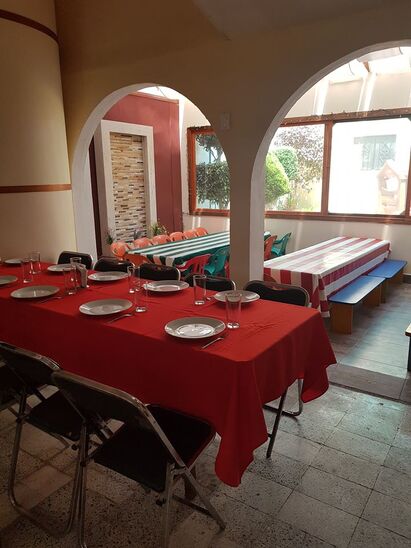 Salón de fiestas Rodaje