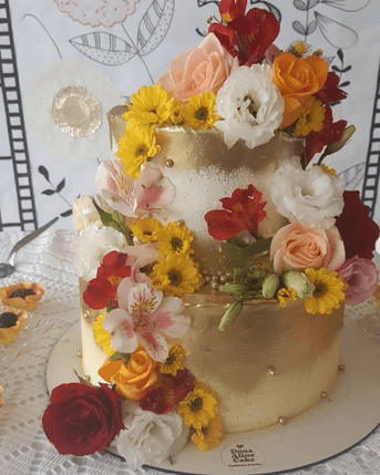 Dona Aline Cake: Bolo e Borboletas