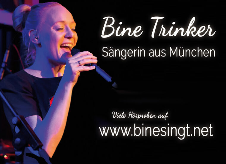Sängerin Bine Trinker