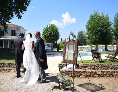 Decoración de boda civil en Fuente Taray